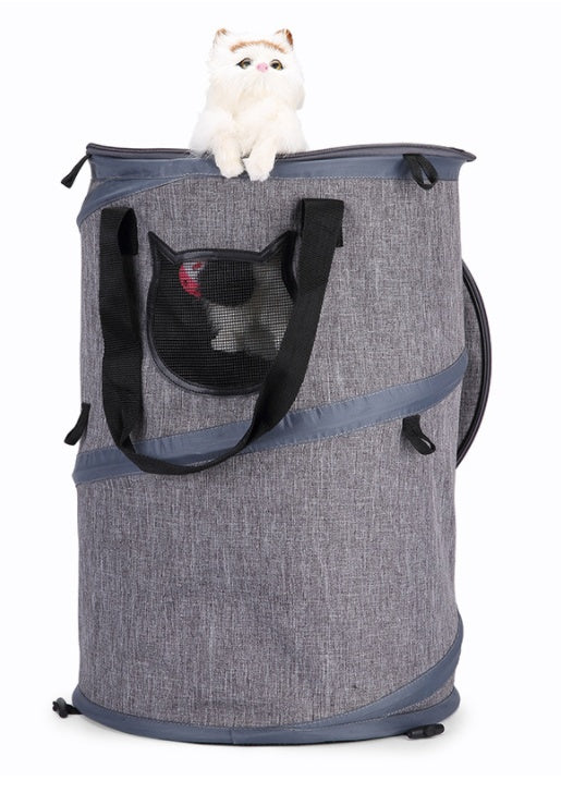 Fodable Pet Dog Cat Carrier Bag Outdoor Travel Cat