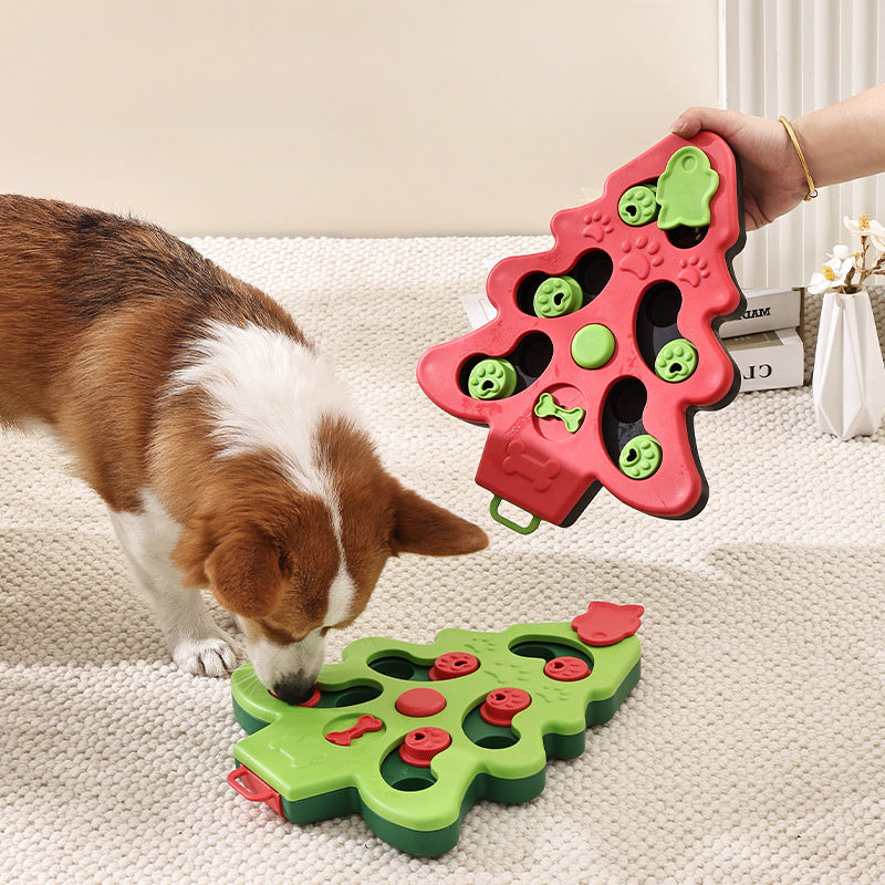Interactive Dog Puzzle Toys Christmas