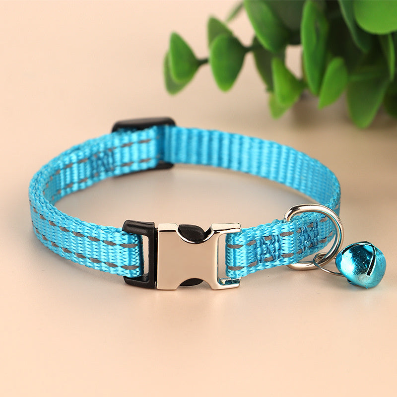 Engraved Anti Slip Reflective Cat Neck Collar